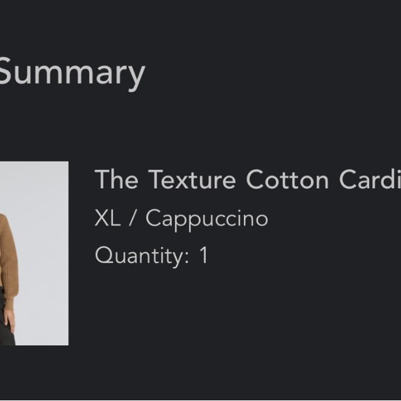 Women’s Everlane Texture Cotton Cardigan in Cappuccino size XL. - Picture 8 of 8